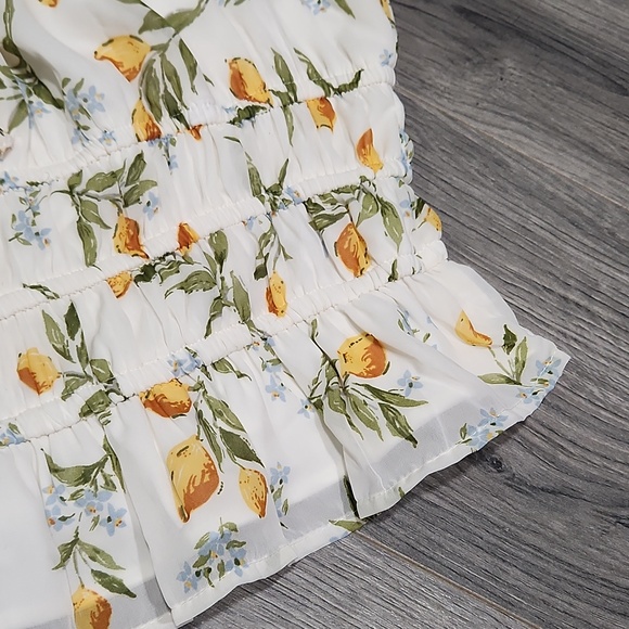 NWOT Japana Rouched Cropped Top - Picture 4 of 8